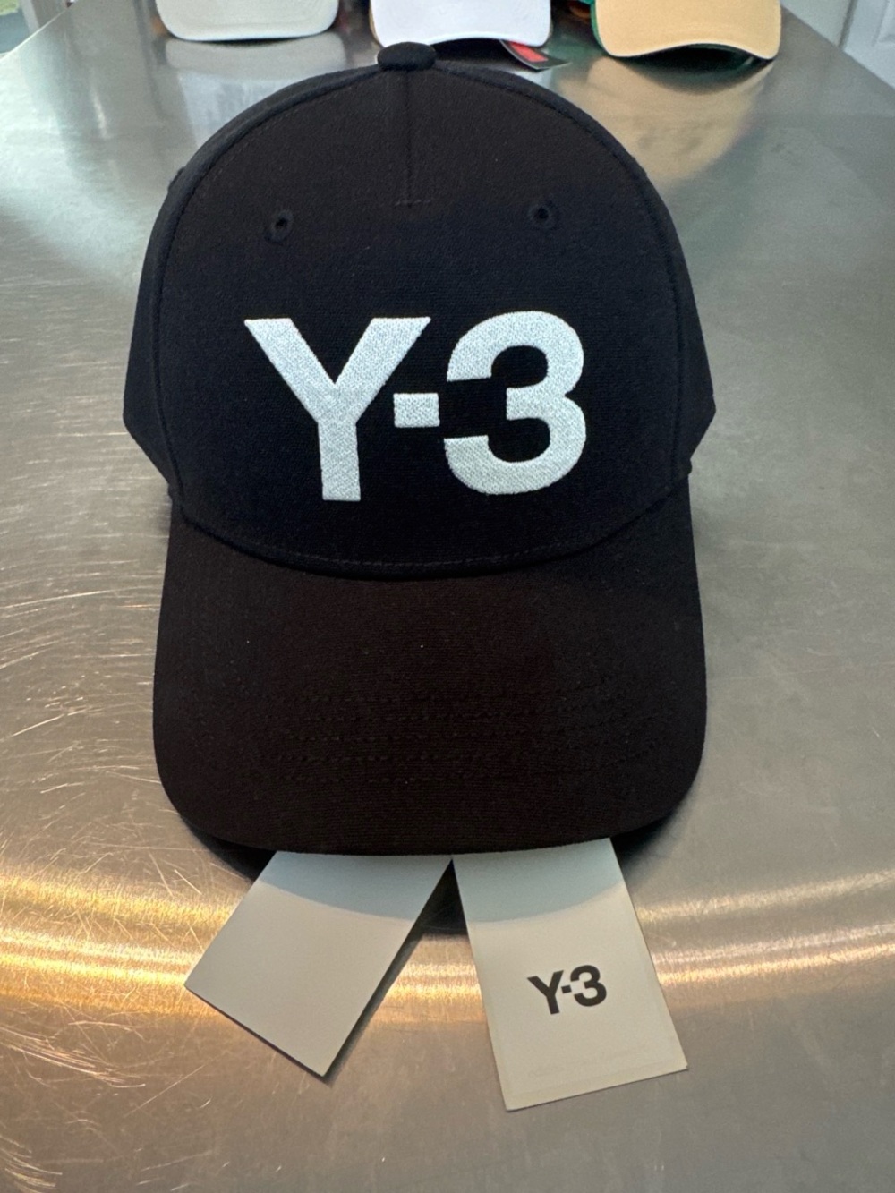 Y-3 Black Logo Cap